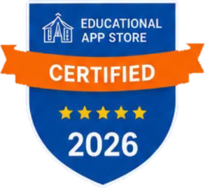 Educational App Store Certified 2026 badge